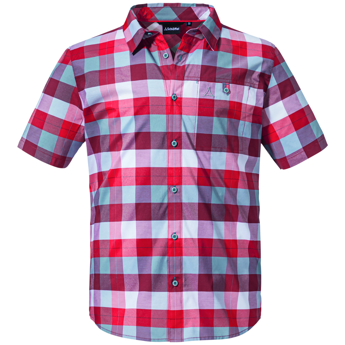 Schöffel Shirt Moraans SH M Kurzarmhemd rot