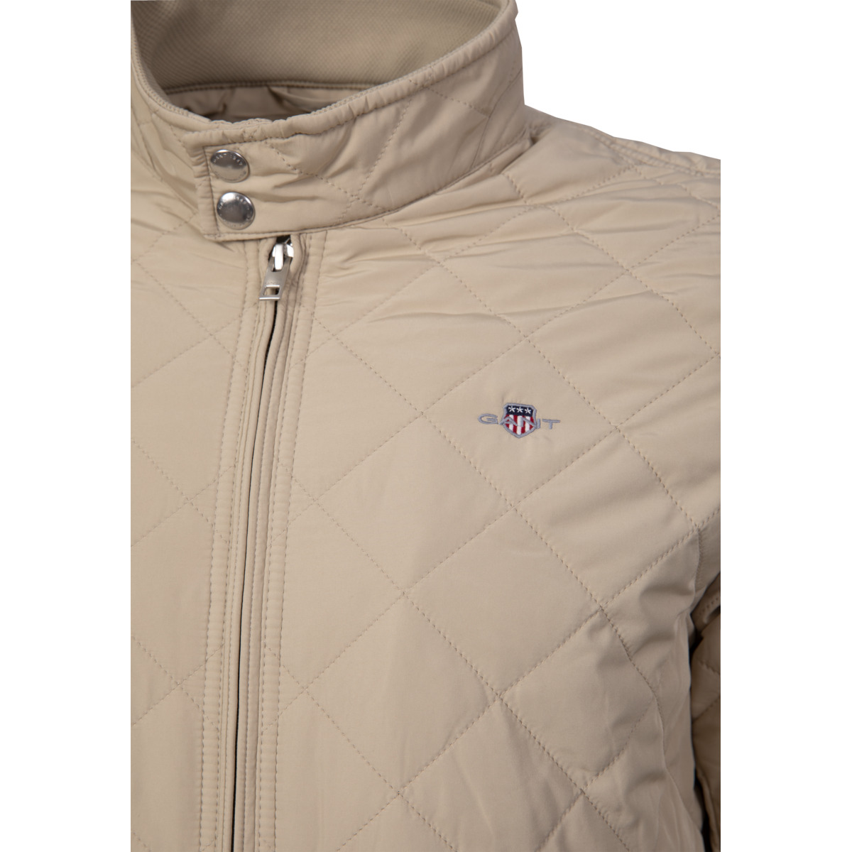 GANT Quilted Windcheater Steppjacke hellbraun