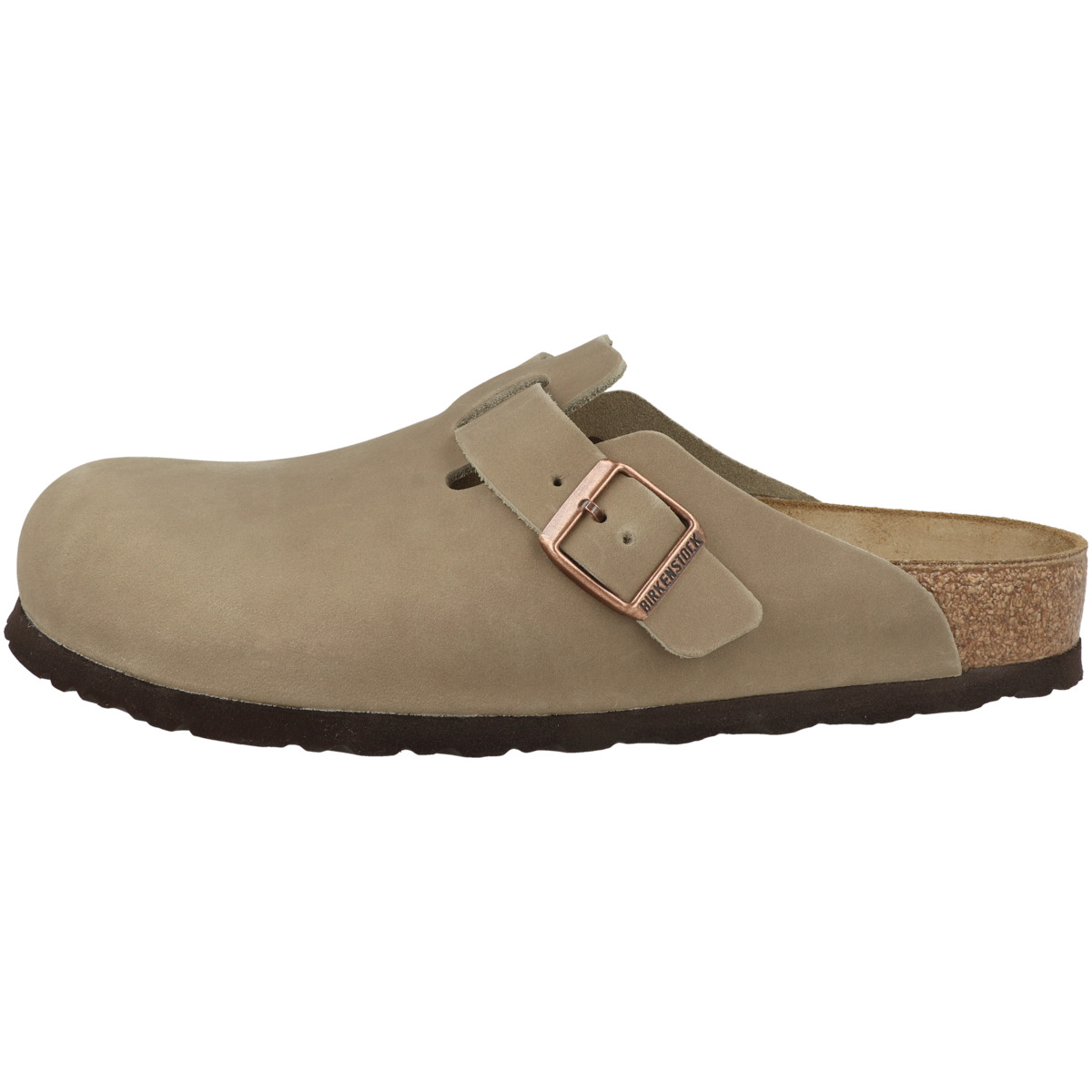 Birkenstock Boston Geöltes Nubukleder Clogs normal braun