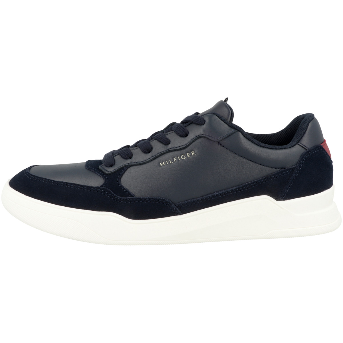 Tommy Hilfiger Elevated Cupsole Leather Mix Sneaker dunkelblau