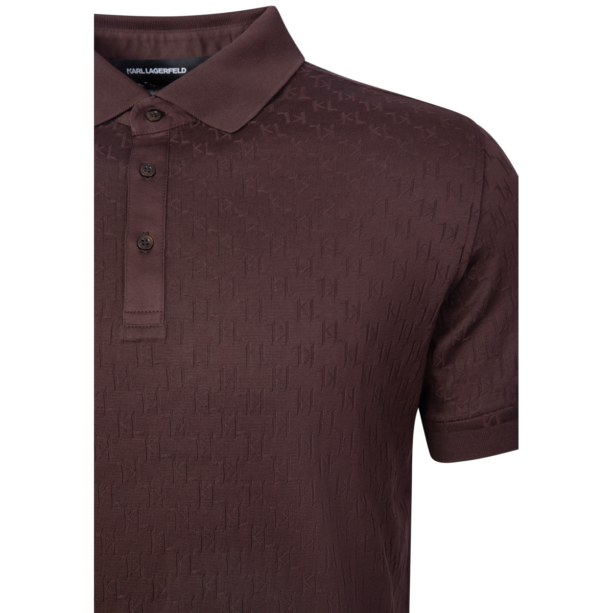 KARL LAGERFELD 745006 Poloshirt dunkelbraun