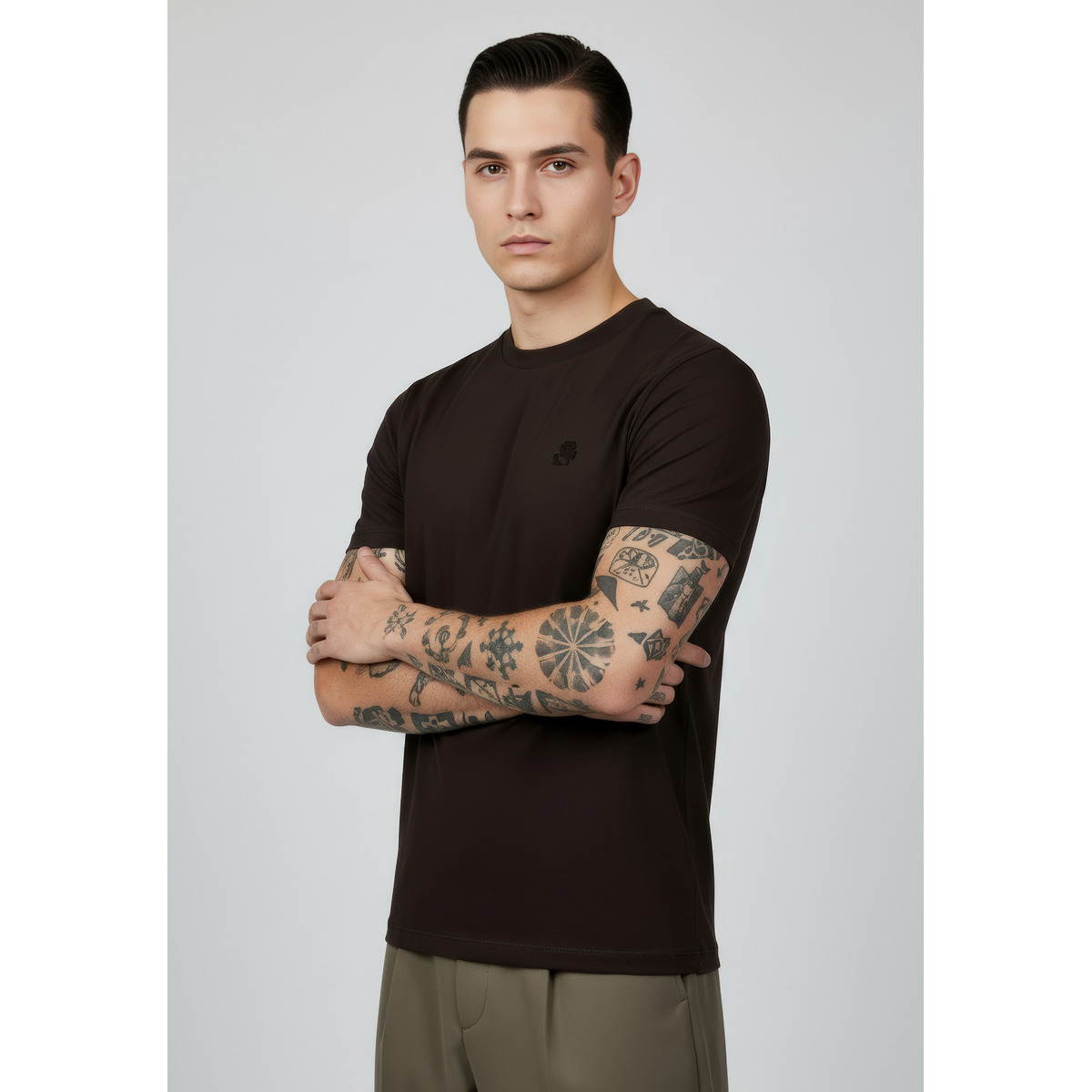 KARL LAGERFELD 755750 T-Shirt dunkelbraun