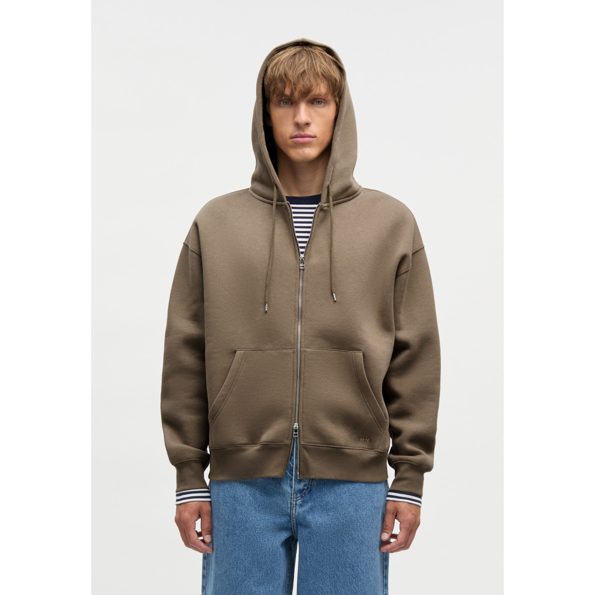 Mads Norgaard Standard Luka Sweatjacke braun