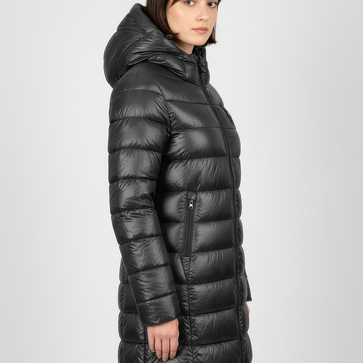 Blauer Adelaide Steppjacke dunkelgrau