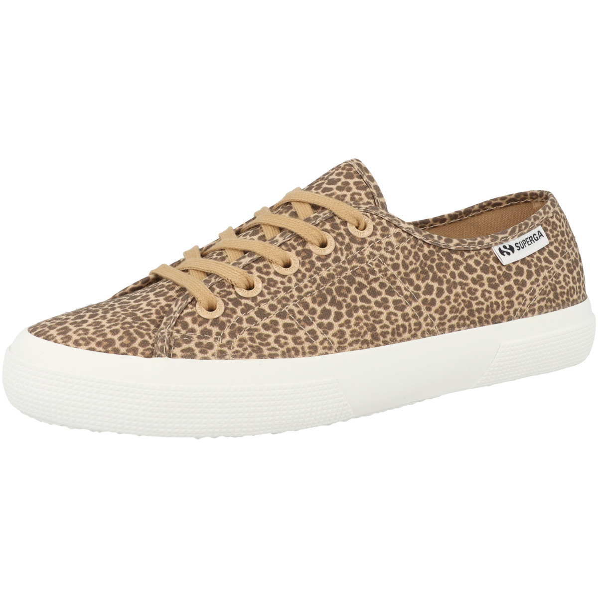 Superga 3750 Micro Leopard Print Leggera Sneaker low braun