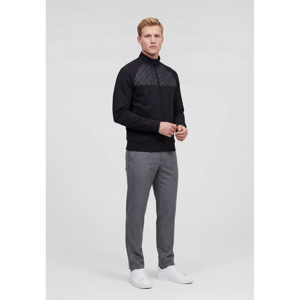 KARL LAGERFELD 705000 Sweatjacke schwarz