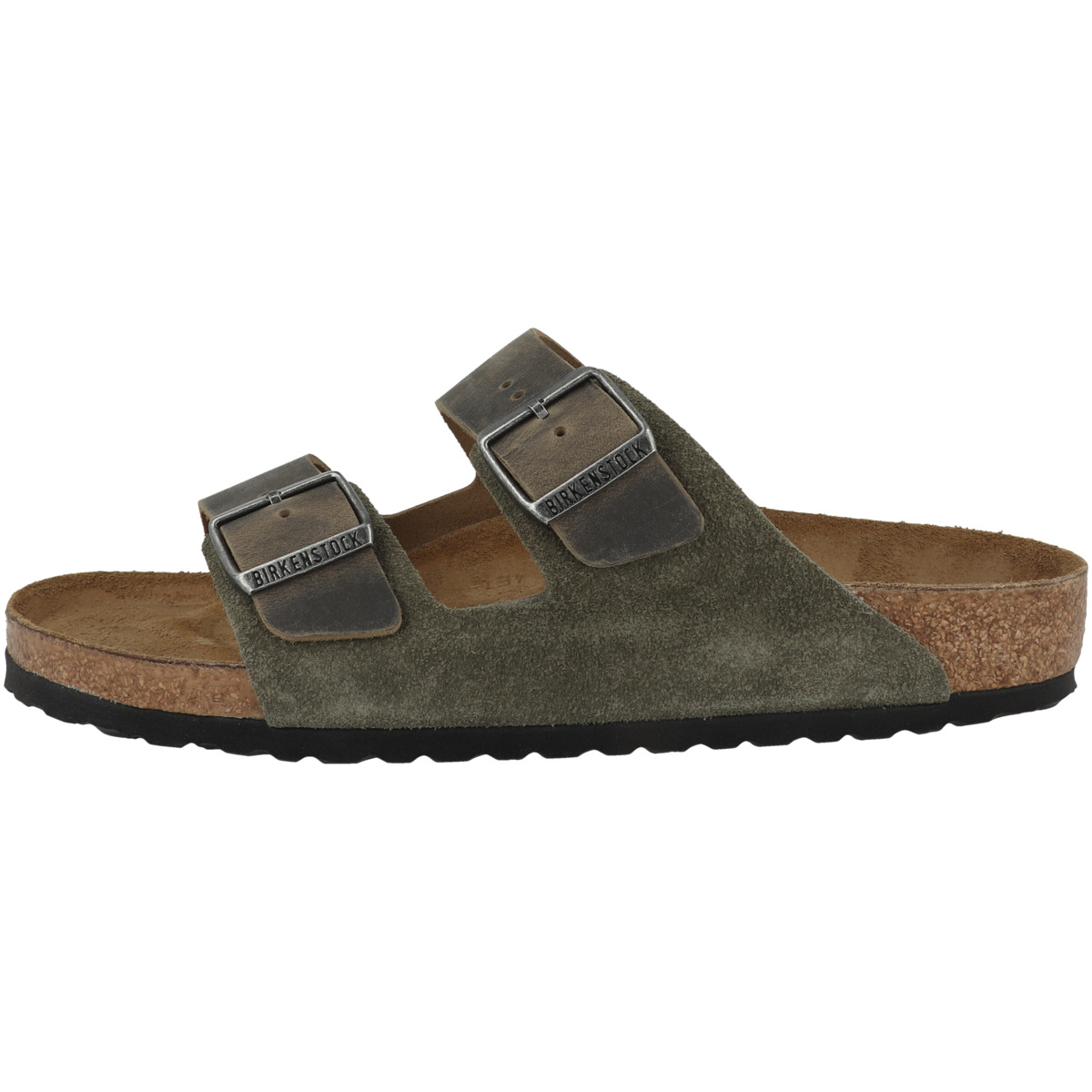 Birkenstock Arizona Leder Mix Sandale normal gruen