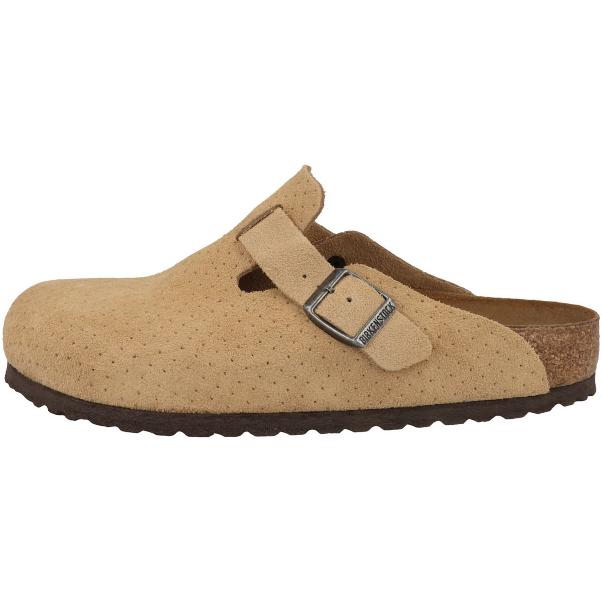 Birkenstock Boston Veloursleder Clogs normal beige