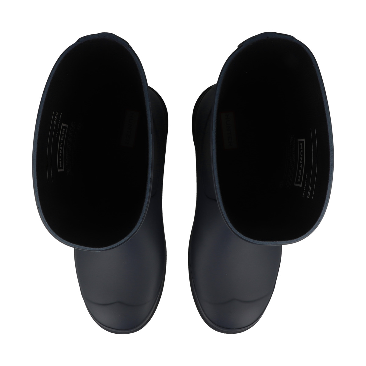 Hunter Unisex Downpour Short Boot Gummistiefel dunkelblau