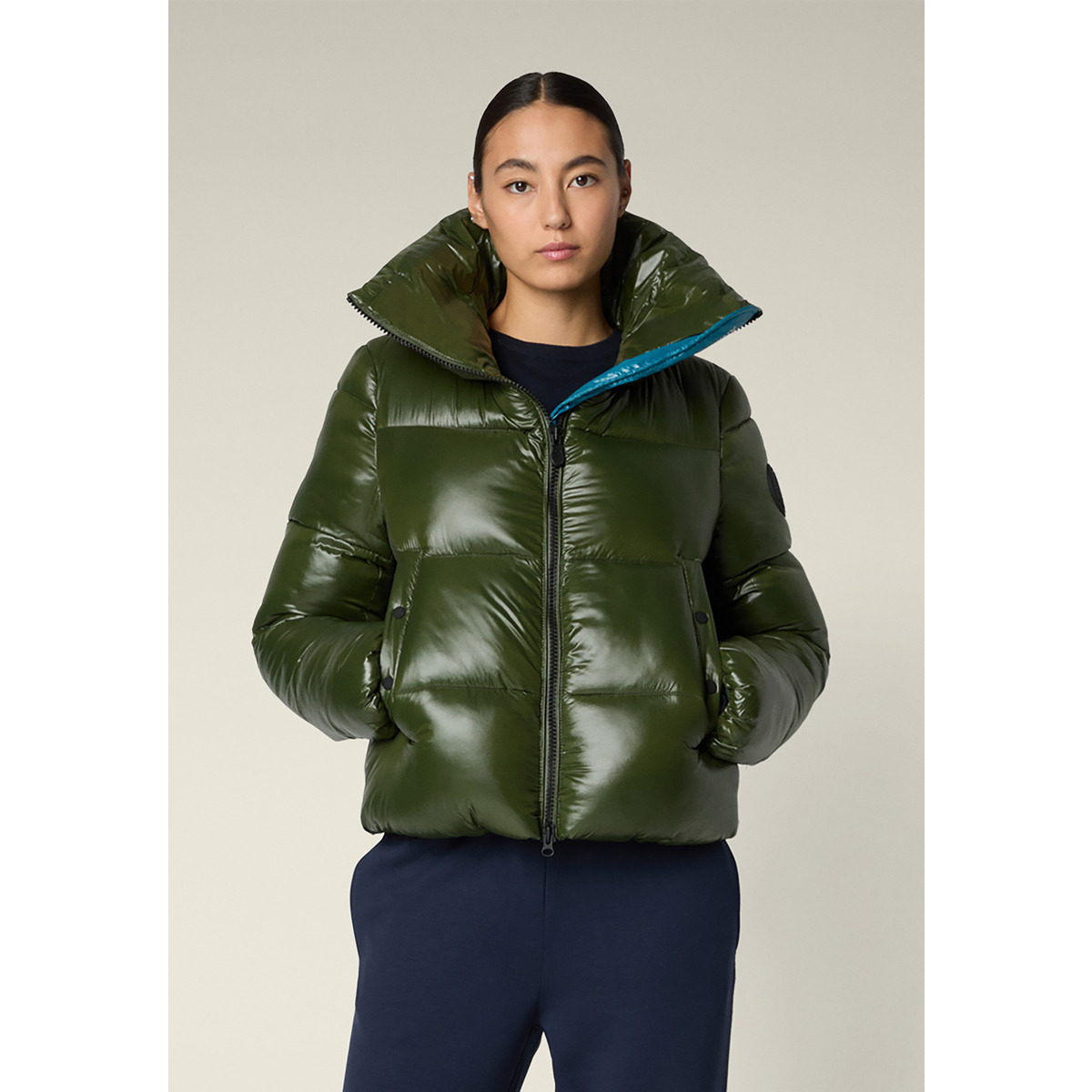 Save the Duck Isla Steppjacke dunkelgruen