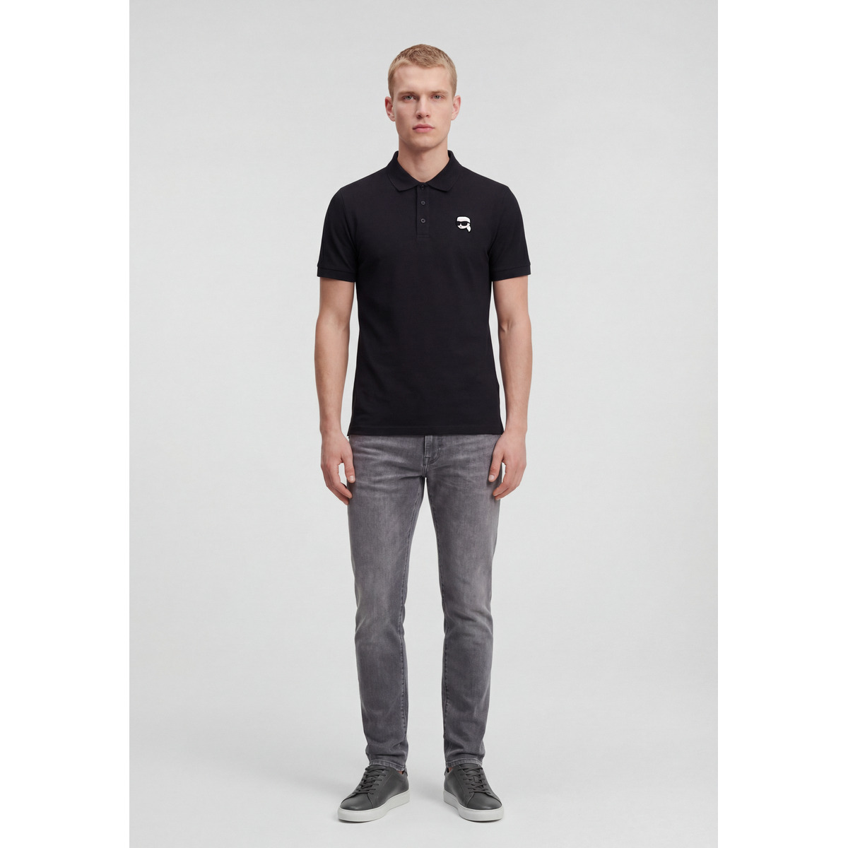 KARL LAGERFELD 745710 Poloshirt schwarz