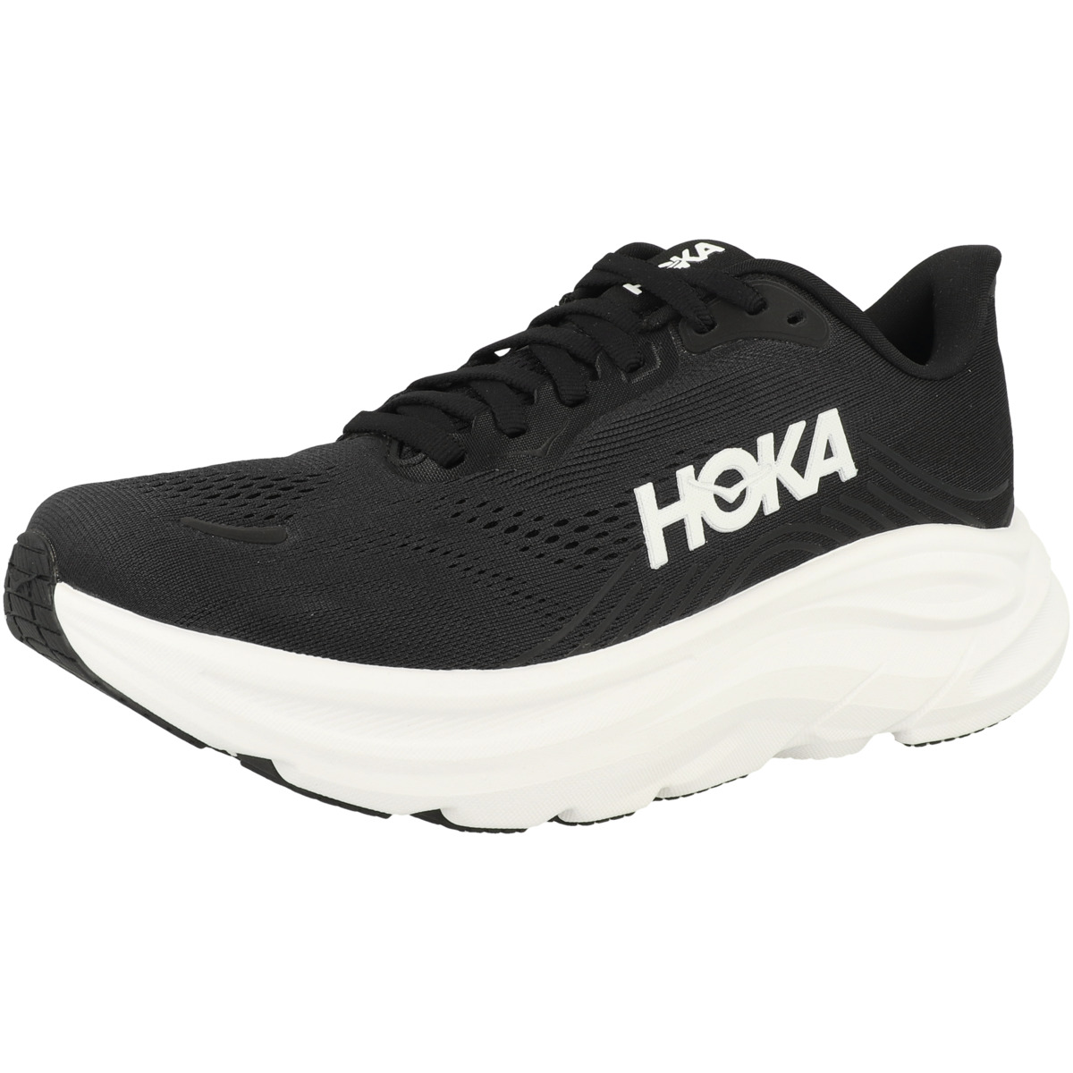 HOKA Clifton 11 Laufschuhe weiss/schwarz