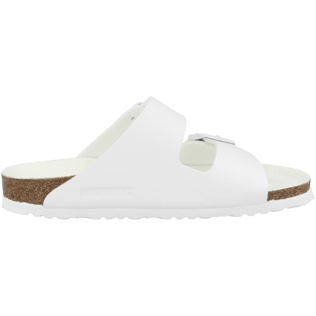 Birkenstock Arizona Birko-Flor Sandale schmal weiss Birkenstock Arizona Birko-Flor Sandale schmal weiss