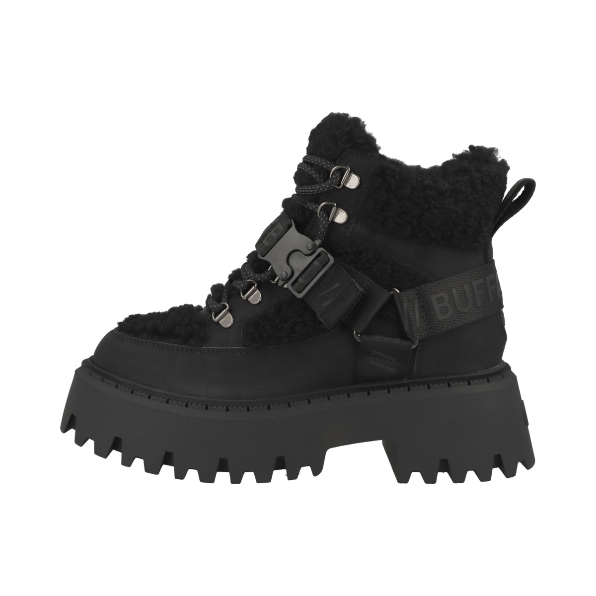 Buffalo Aspen Com Mid Warm Boots schwarz