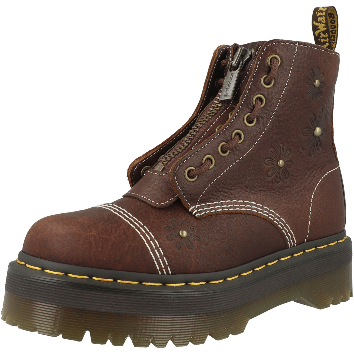 Dr. Martens Sinclair Flower Boots dunkelbraun