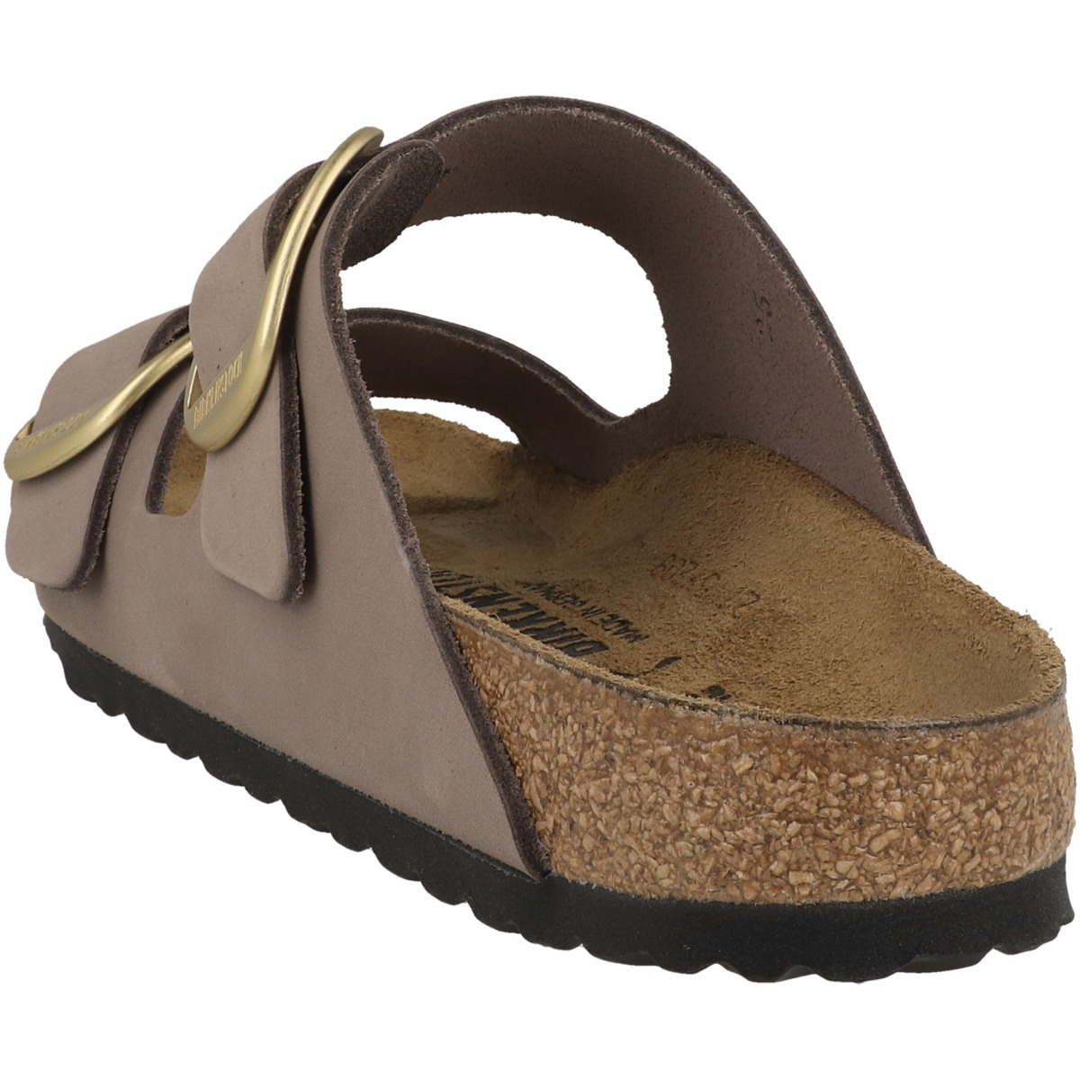 Birkenstock Arizona Big Buckle Nubukleder Sandale schmal lila