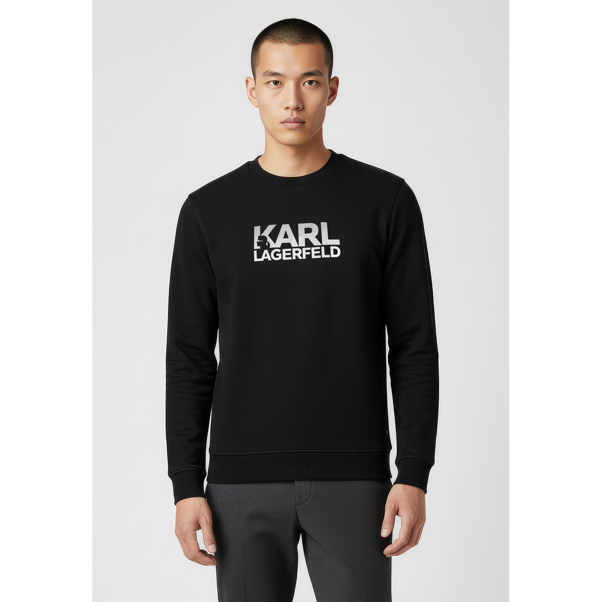 KARL LAGERFELD 705091 Sweatshirt silber