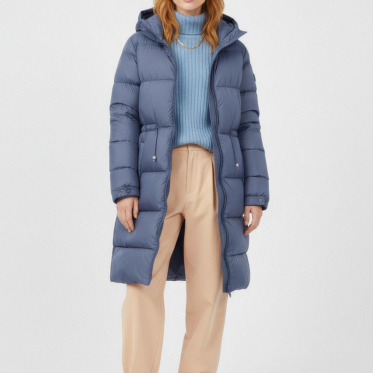 Colmar 2249 Daunenmantel blau