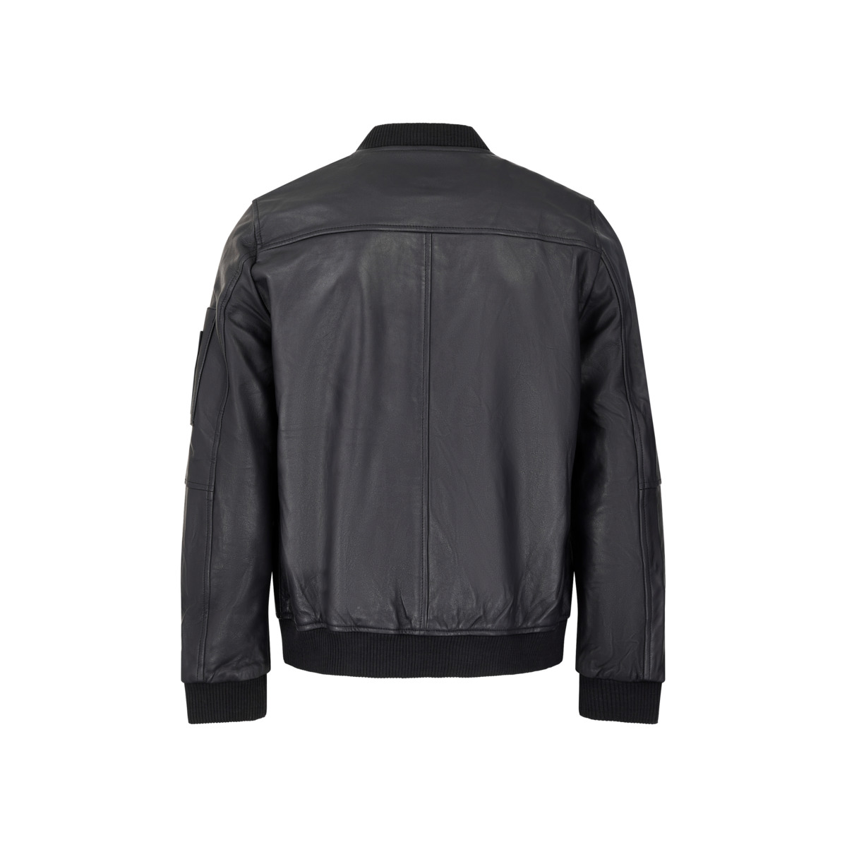 Bolongaro Trevor Ma1 Max Bomber Lederjacke schwarz