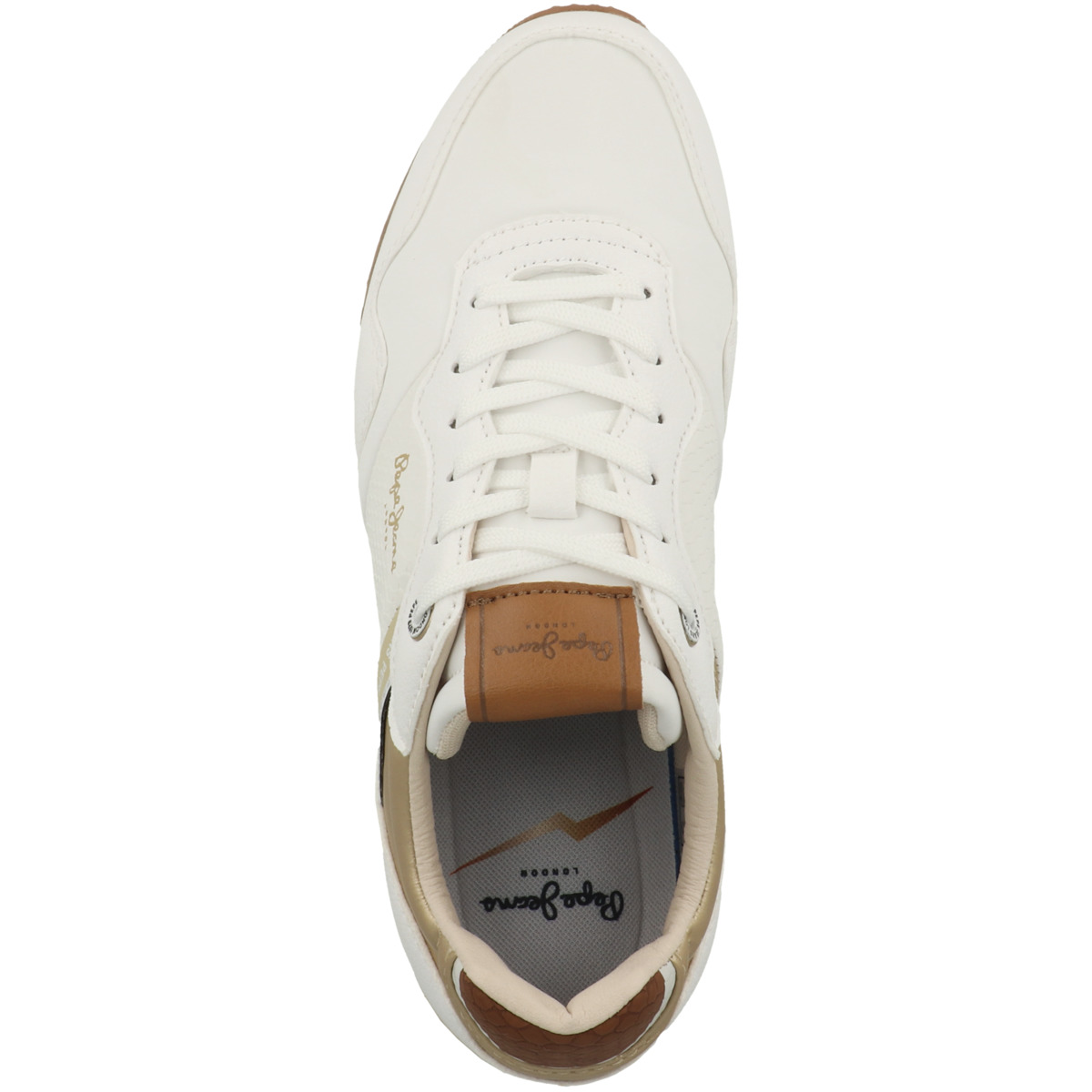 Pepe Jeans London Snake Sneaker low weiss