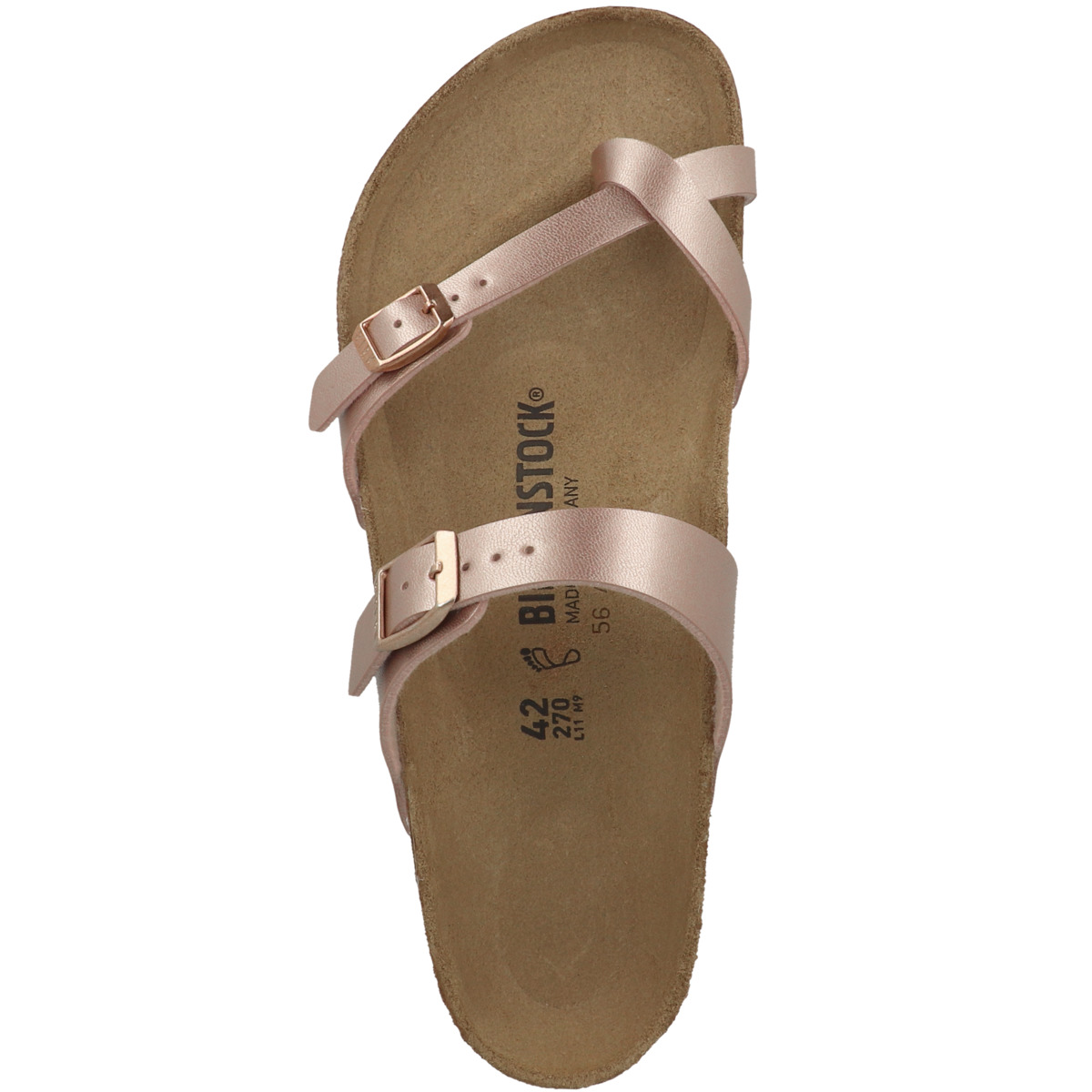 Birkenstock Mayari Birko-Flor Metallic Sandale normal braun