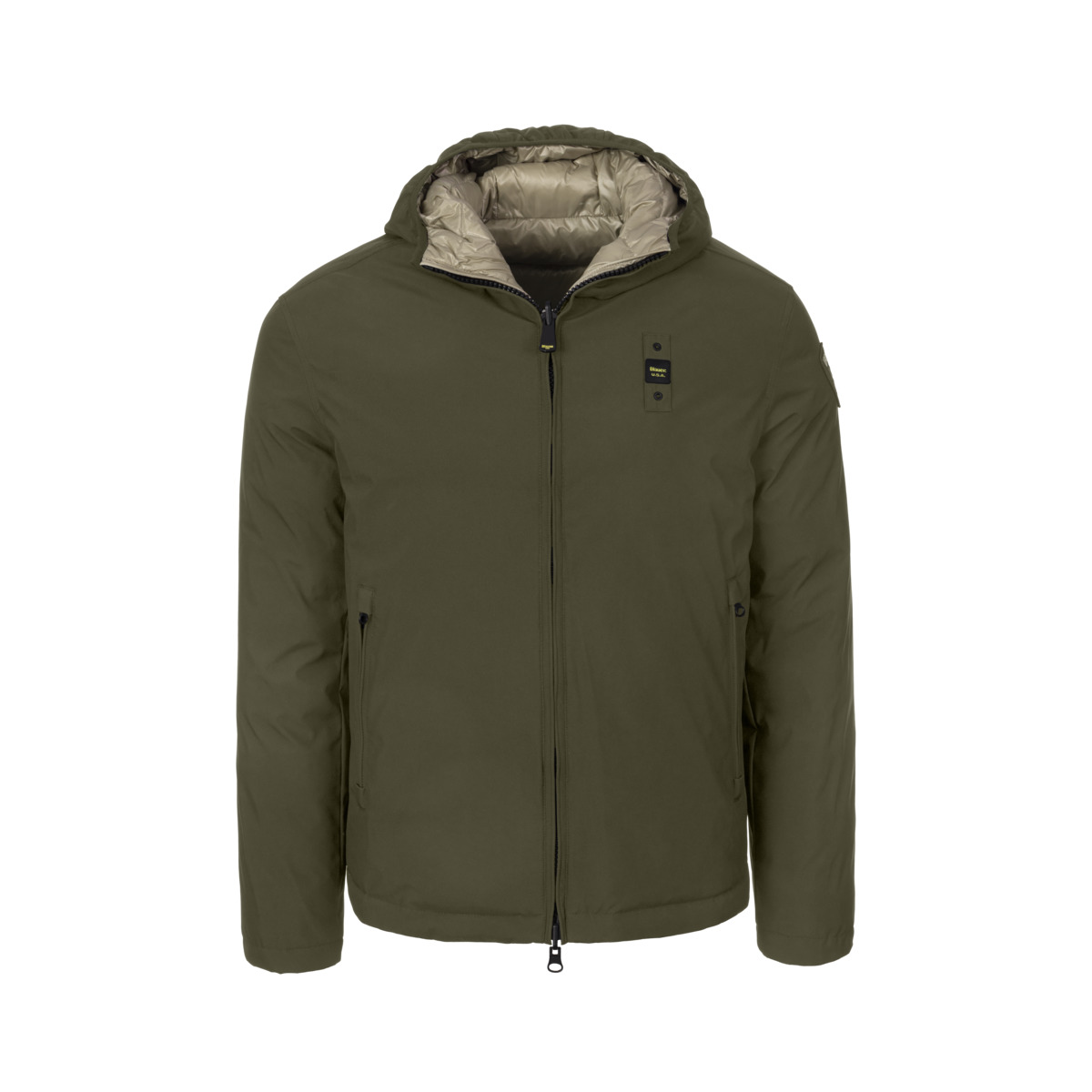 Blauer Ballard Daunenjacke gruen