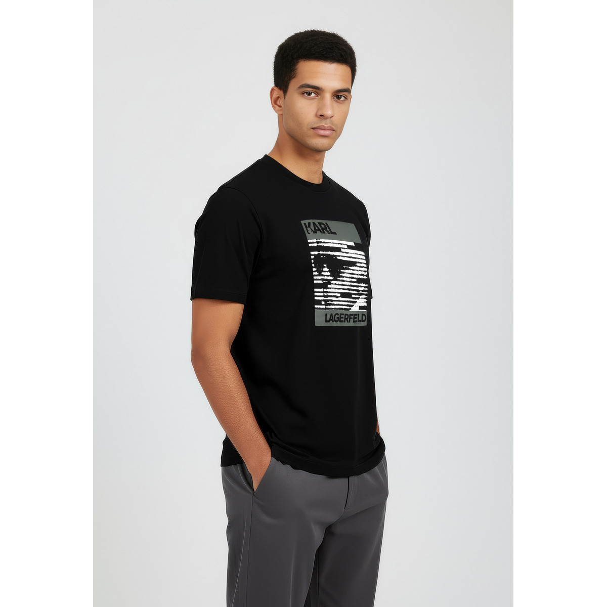 KARL LAGERFELD 755131 T-Shirt schwarz