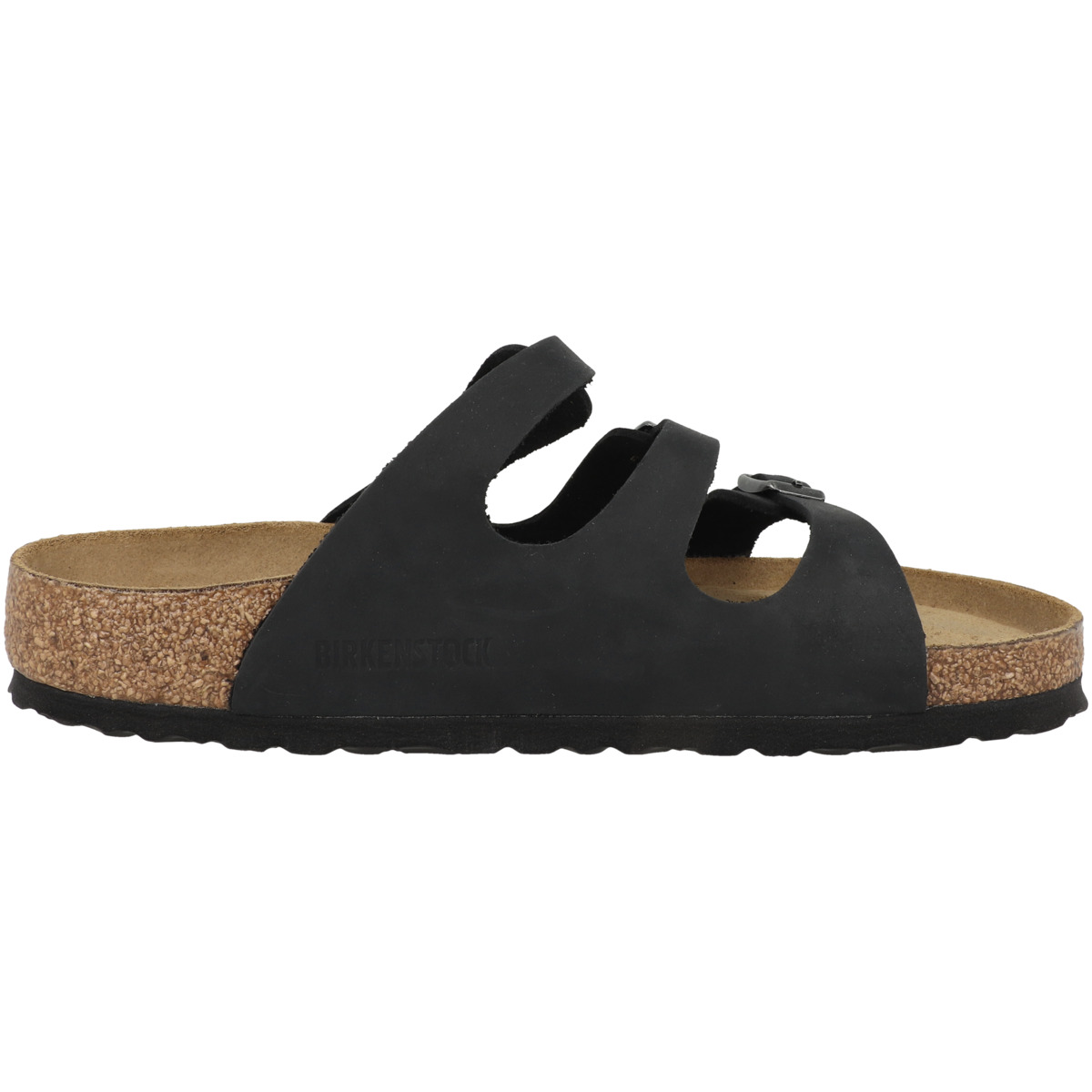 Birkenstock Florida SFB geöltes Nubukleder Sandale Weichbettung normal schwarz Birkenstock Florida SFB geöltes Nubukleder Sandale Weichbettung normal schwarz