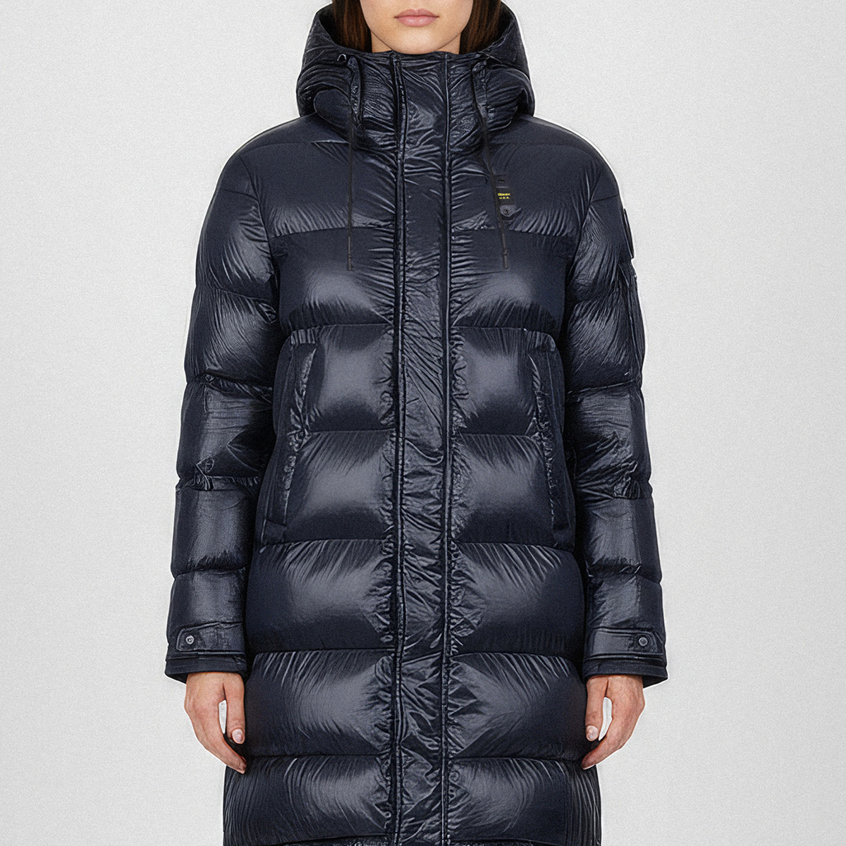 Blauer Aldrich Steppjacke blau