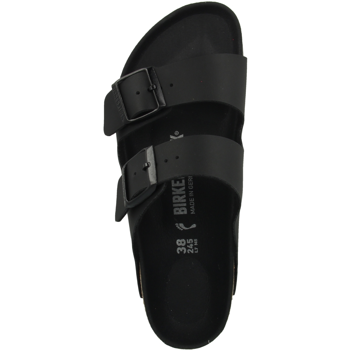 Birkenstock Arizona Birko-Flor Sandale schmal schwarz Birkenstock Arizona Birko-Flor Sandale schmal schwarz