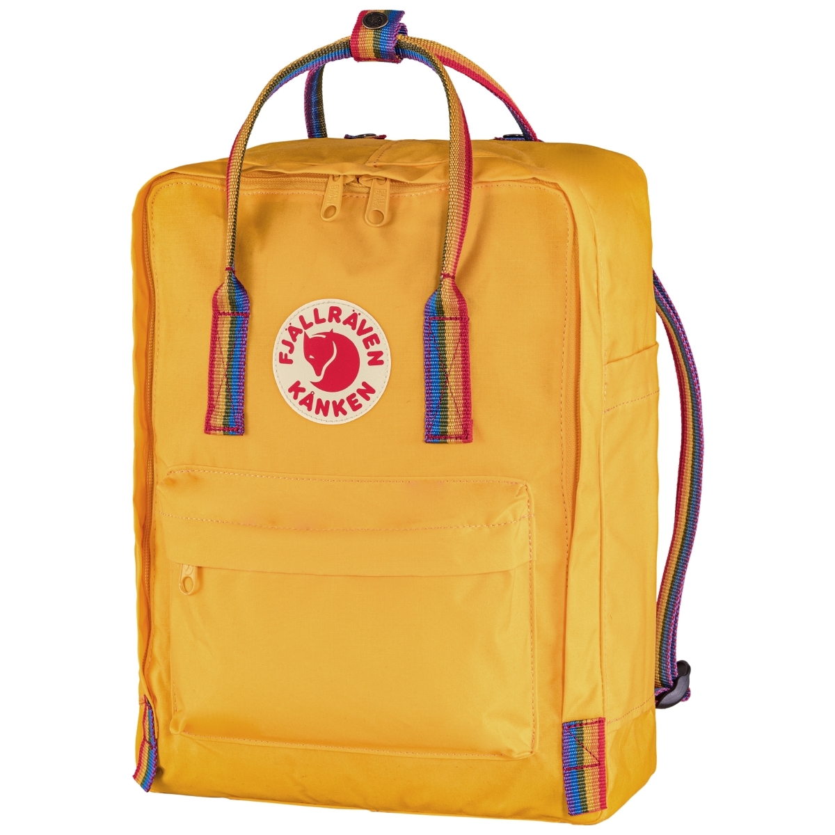 Fjällräven Kanken Rainbow Rucksack gelb