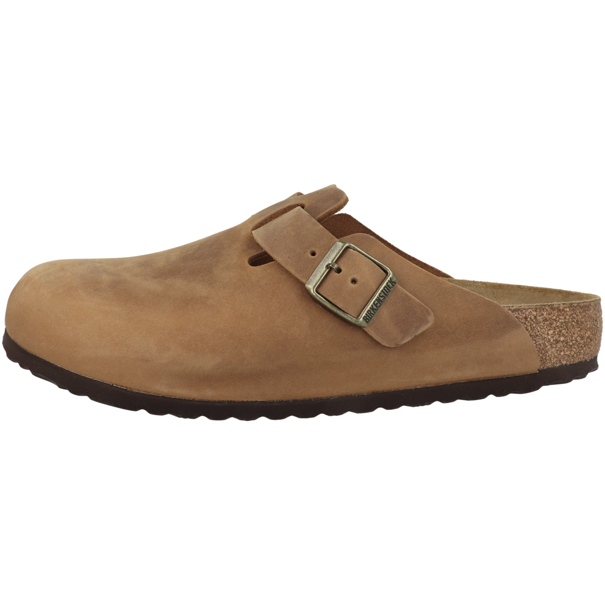 Birkenstock Boston Geöltes Nubukleder Clogs normal hellbraun