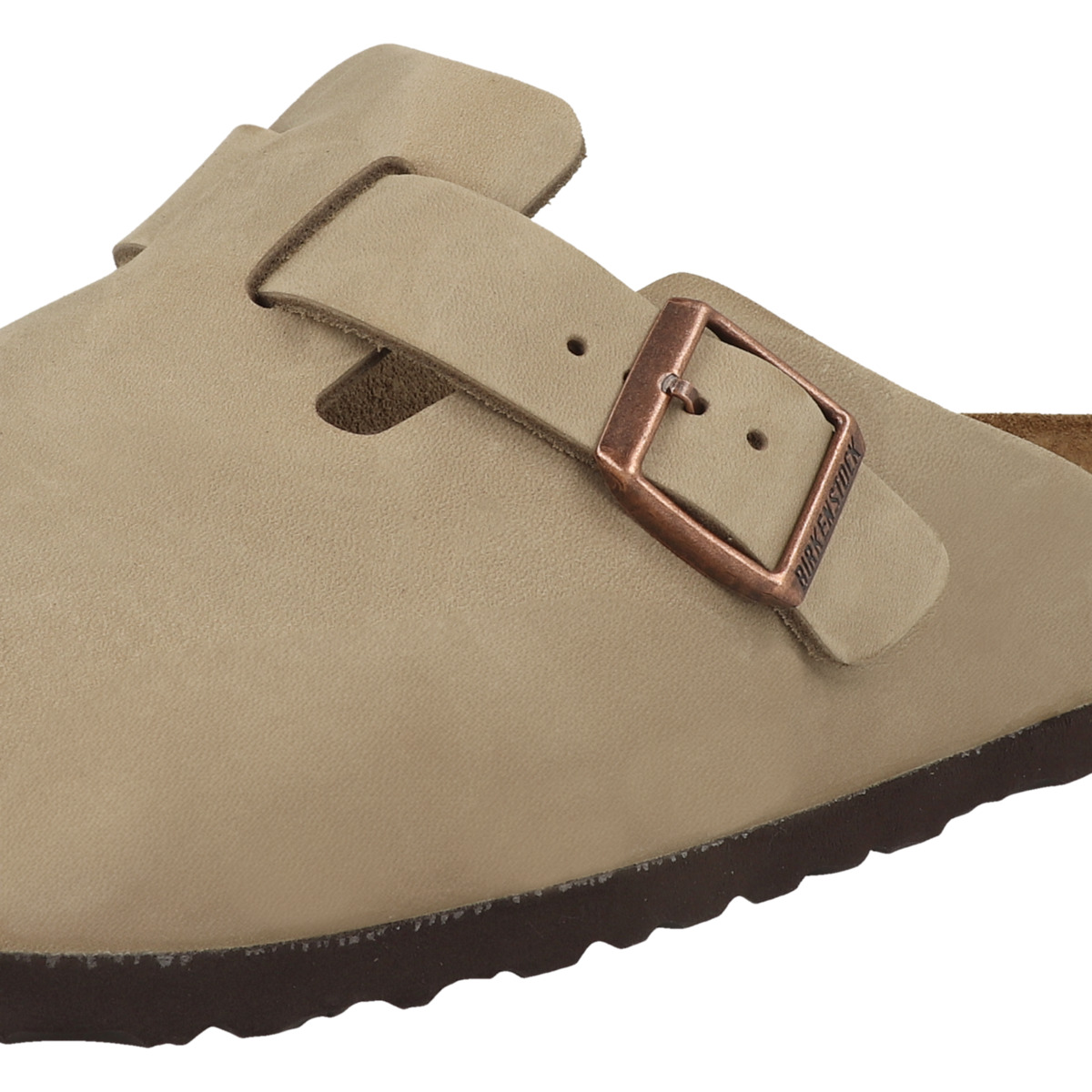 Birkenstock Boston SFB geöltes Naturleder Clogs Weichbettung normal hellbraun