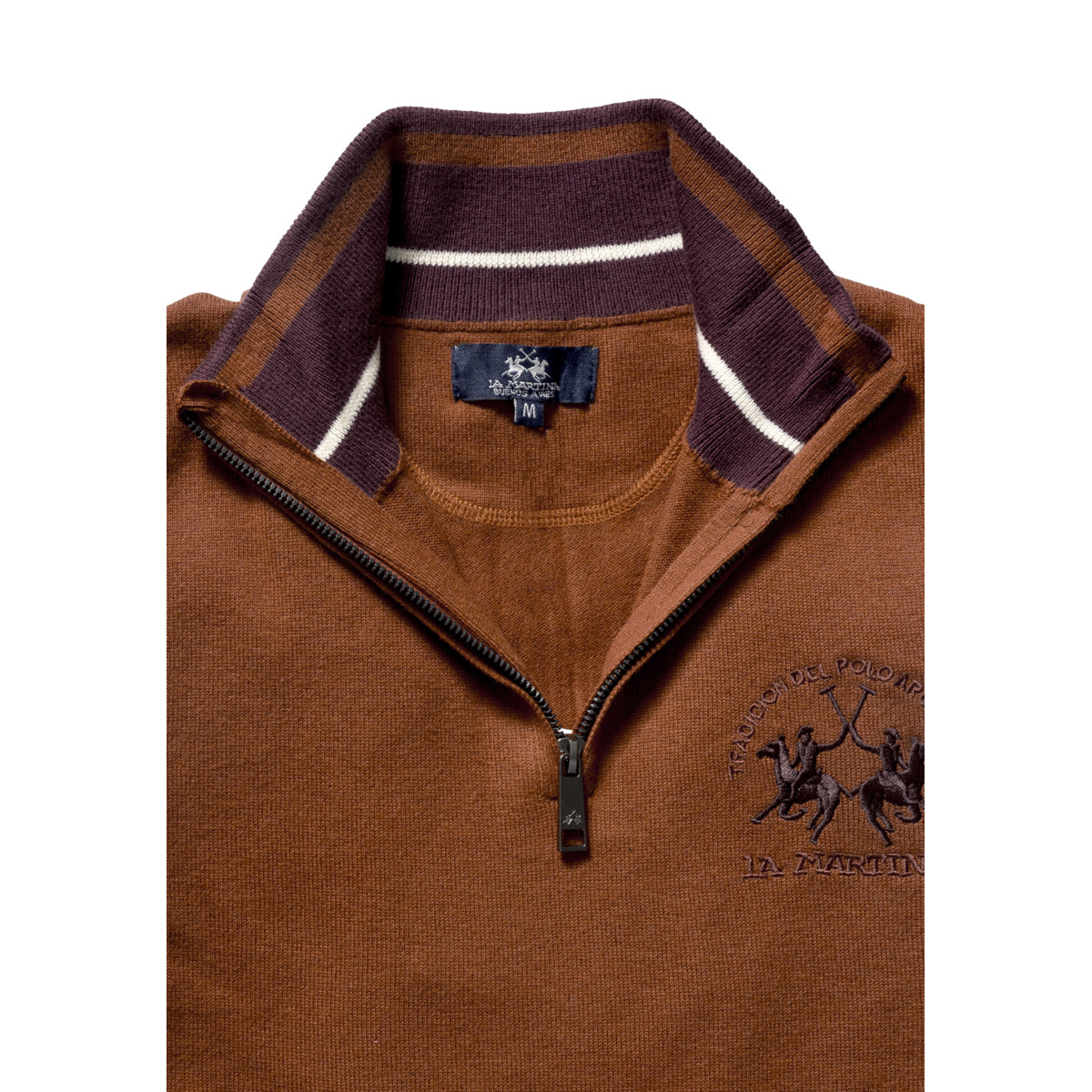 La Martina MBS314 Pullover orange