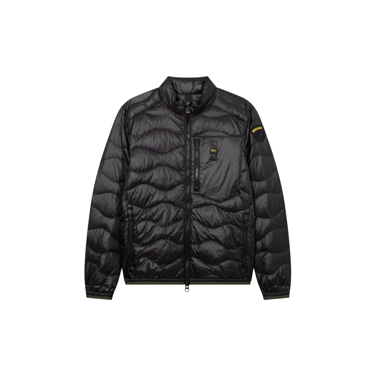 Blauer Daniel Steppjacke schwarz