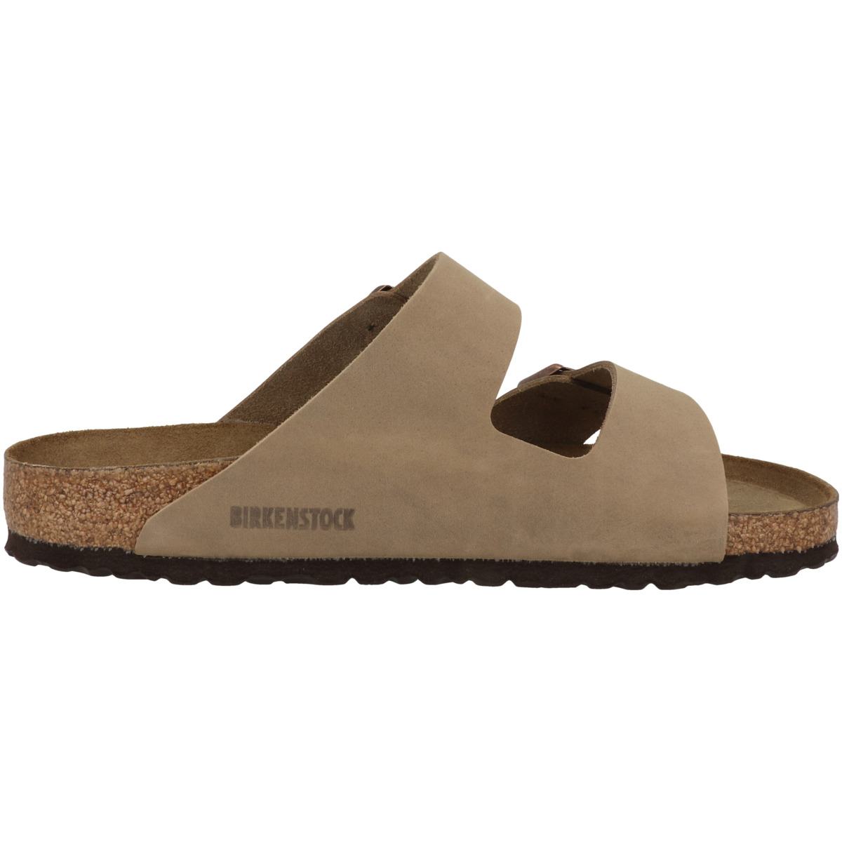 Birkenstock Arizona geöltes Nubukleder Sandale Weichbettung normal braun Birkenstock Arizona geöltes Nubukleder Sandale Weichbettung normal braun