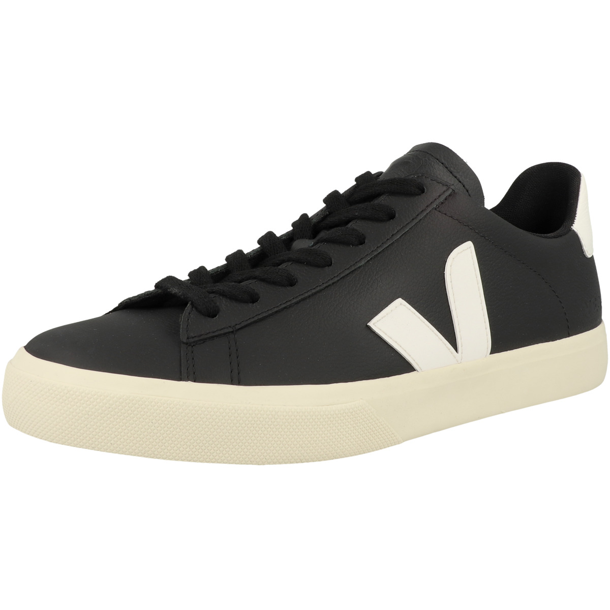 VEJA Campo Chromefree Leather Sneaker low schwarz