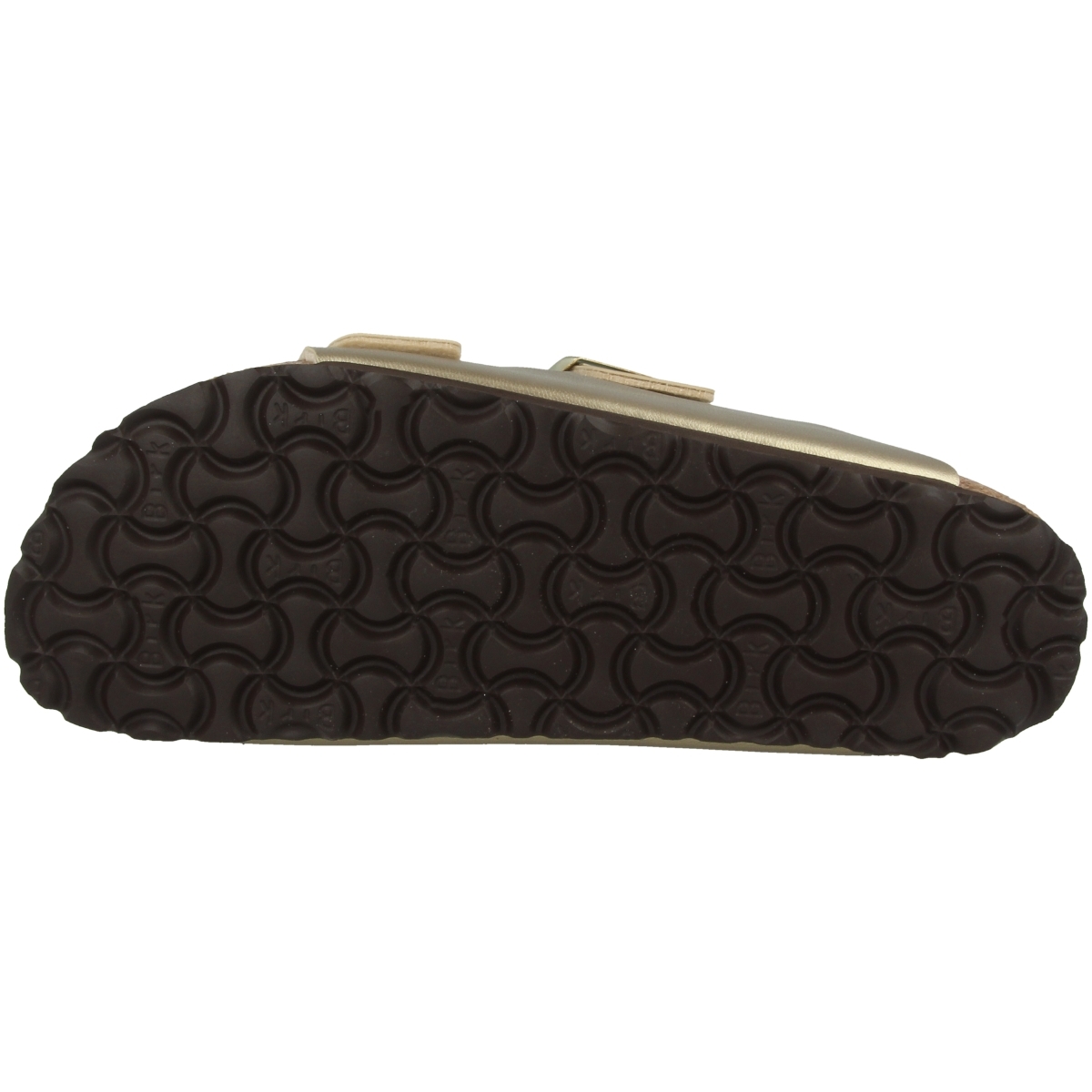 Birkenstock Arizona Birko-Flor Sandale schmal gold Birkenstock Arizona Birko-Flor Sandale schmal gold