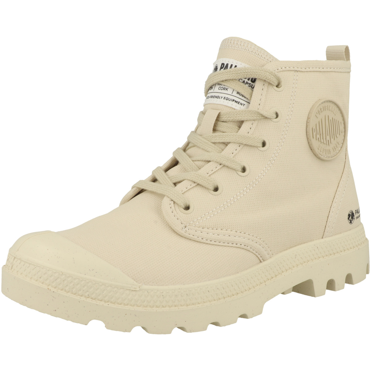 Palladium Pampa Hi Zip Organic Boots creme