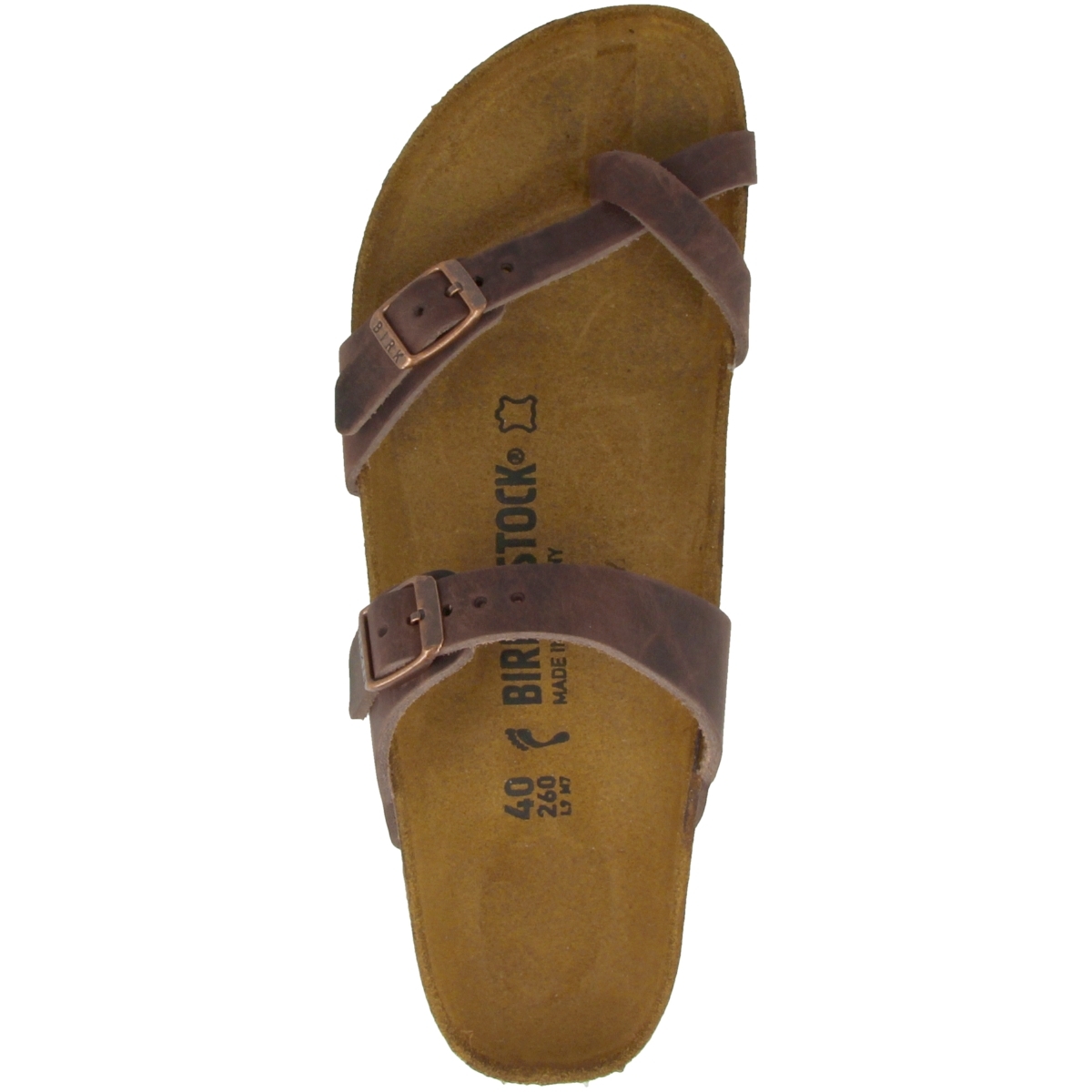 Birkenstock Mayari geöltes Nubukleder Sandale normal braun Birkenstock Mayari geöltes Nubukleder Sandale normal braun