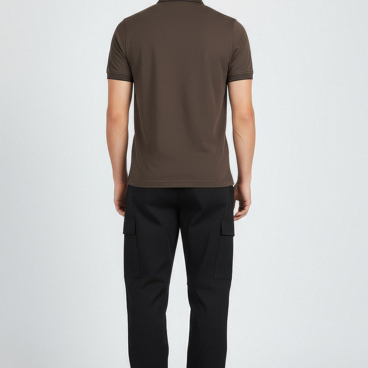 KARL LAGERFELD 745004 Poloshirt dunkelbraun