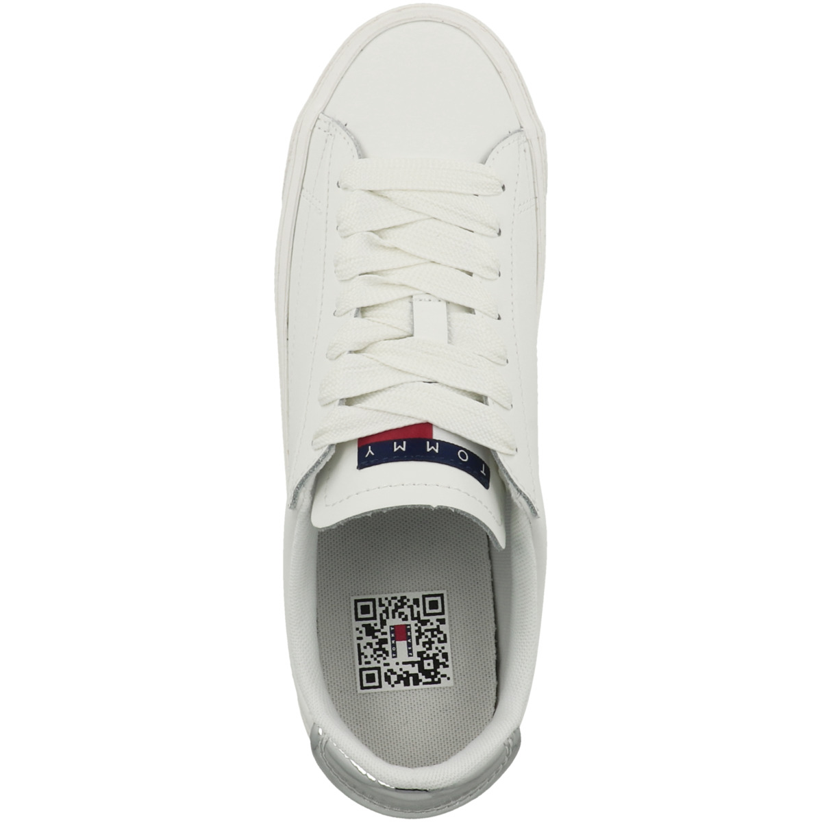 Tommy Hilfiger Tommy Jeans Vulcanized Leather Plat LC Sneaker creme Tommy Hilfiger Tommy Jeans Vulcanized Leather Plat LC Sneaker creme
