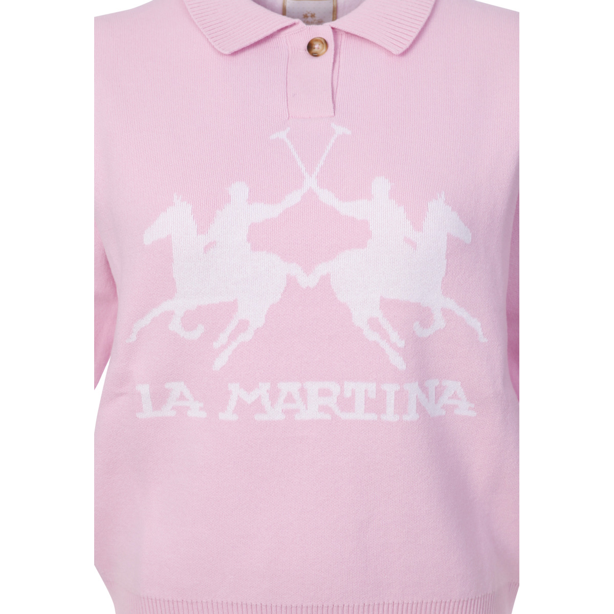 La Martina WCS003 Poloshirt rosa
