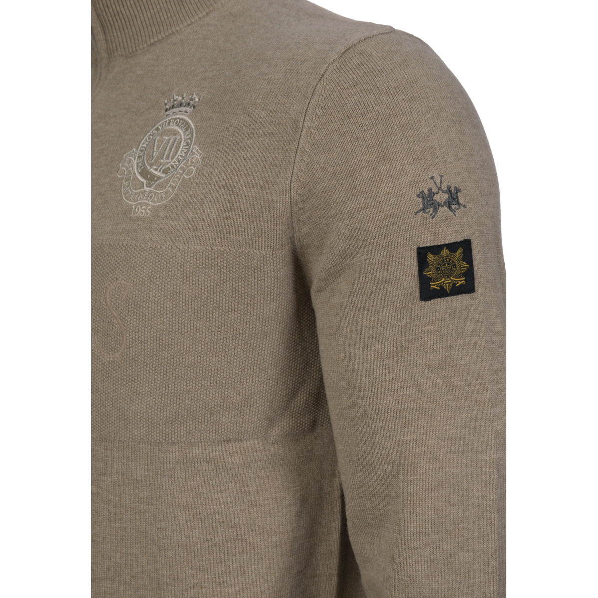 La Martina MBSG30 Pullover beige