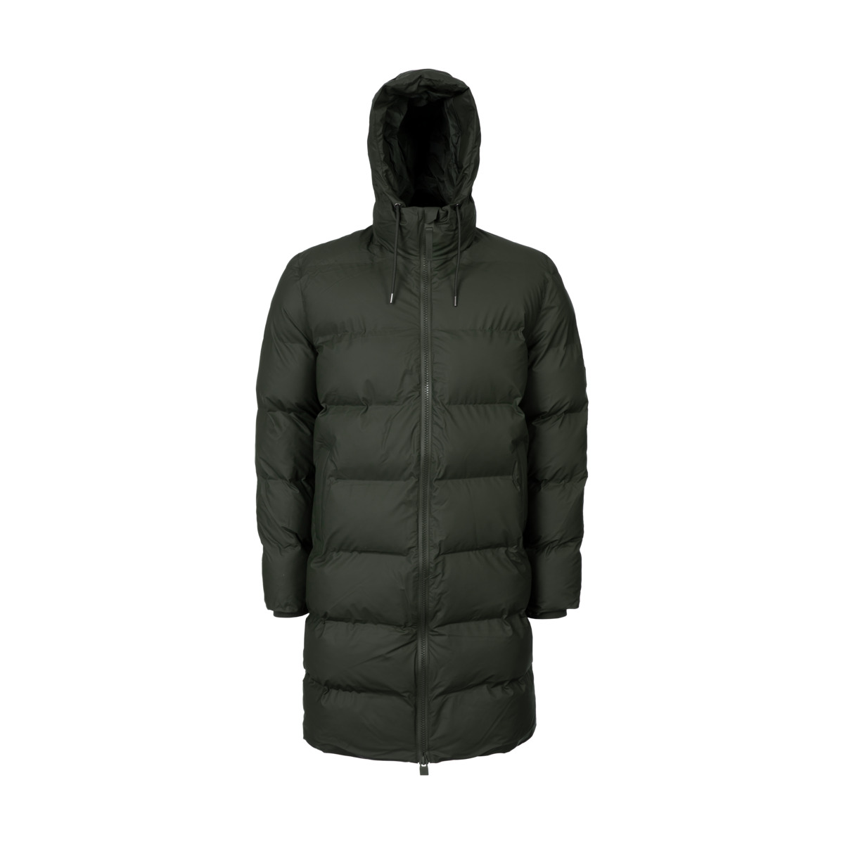 Rains Alta Longer Puffer Jacket W3T3 Winterjacke dunkelgruen