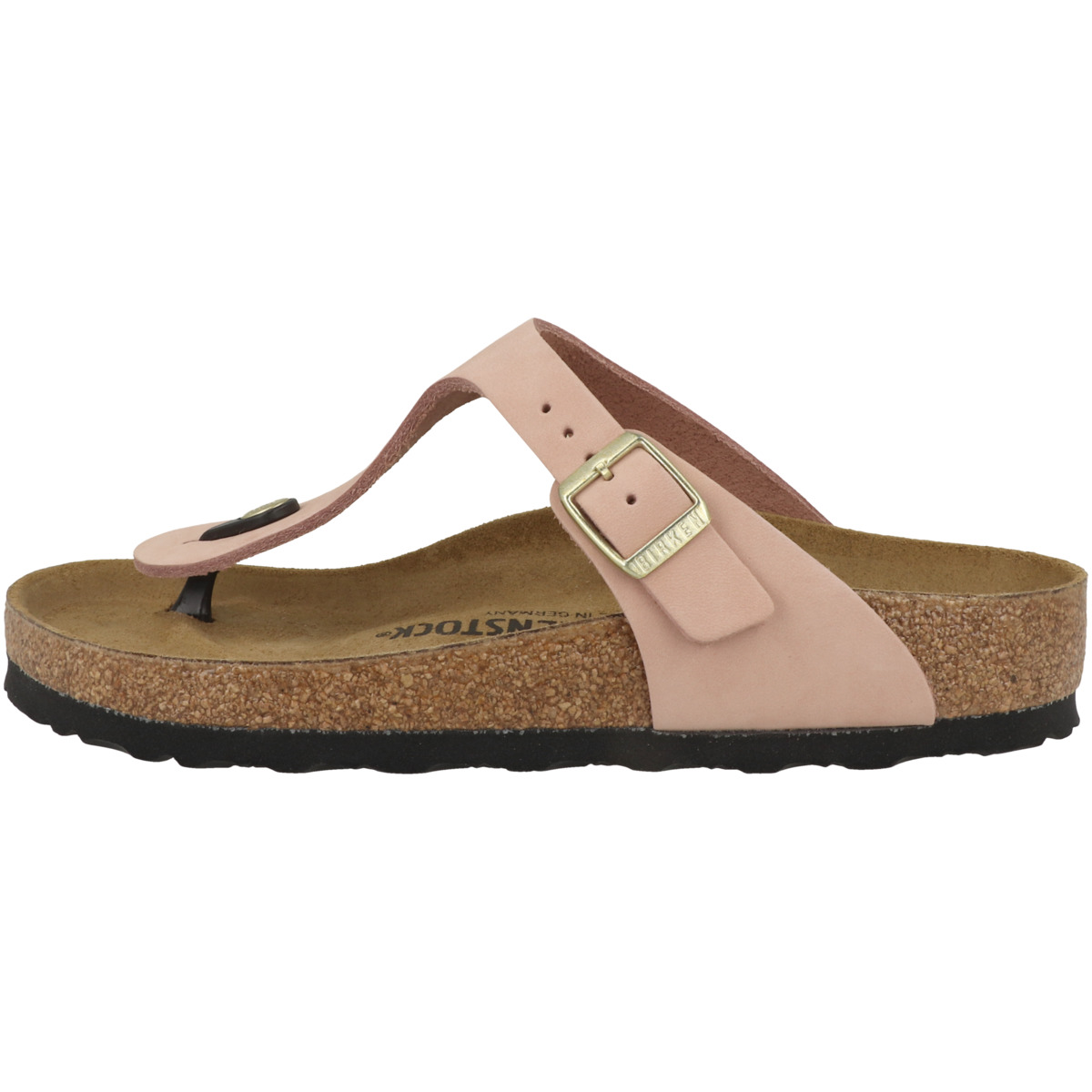 Birkenstock Gizeh Nubukleder Zehensandale normal rosa