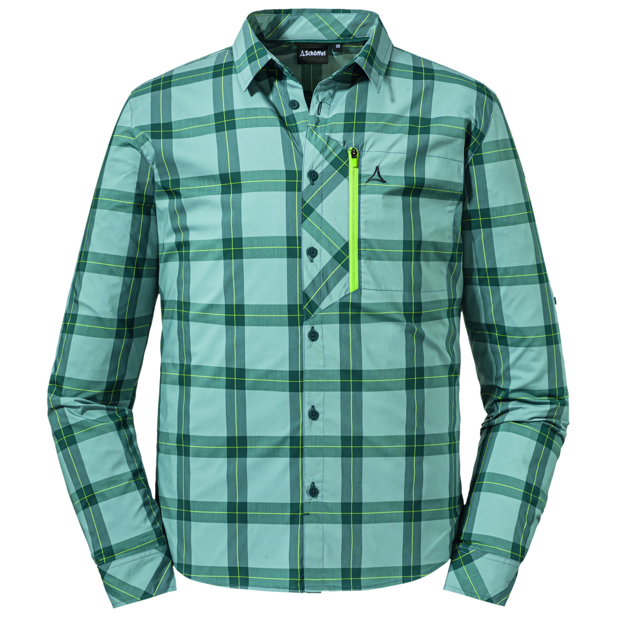 Schöffel Shirt Skallebo LG M Langarmhemd blau