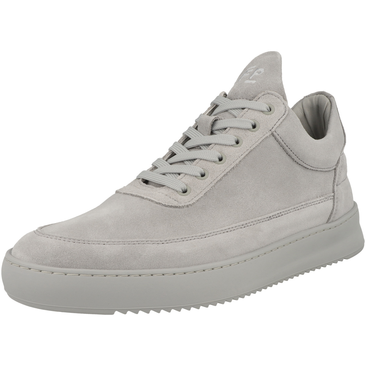 Filling Pieces Low Top Suede Low Sneaker hellgrau