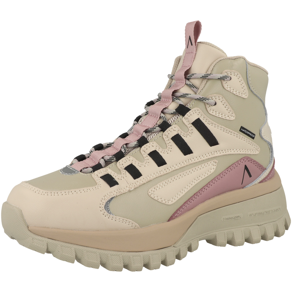 ARKK Copenhagen Apaze Hightop Leather Sneaker mid beige