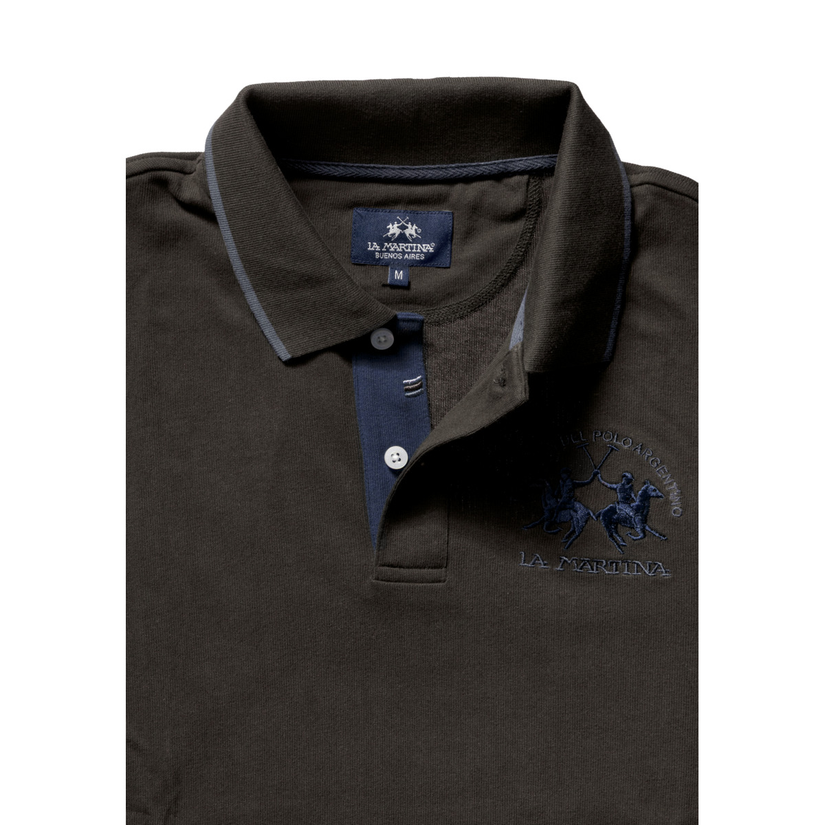 La Martina MBP300 Poloshirt dunkelbraun